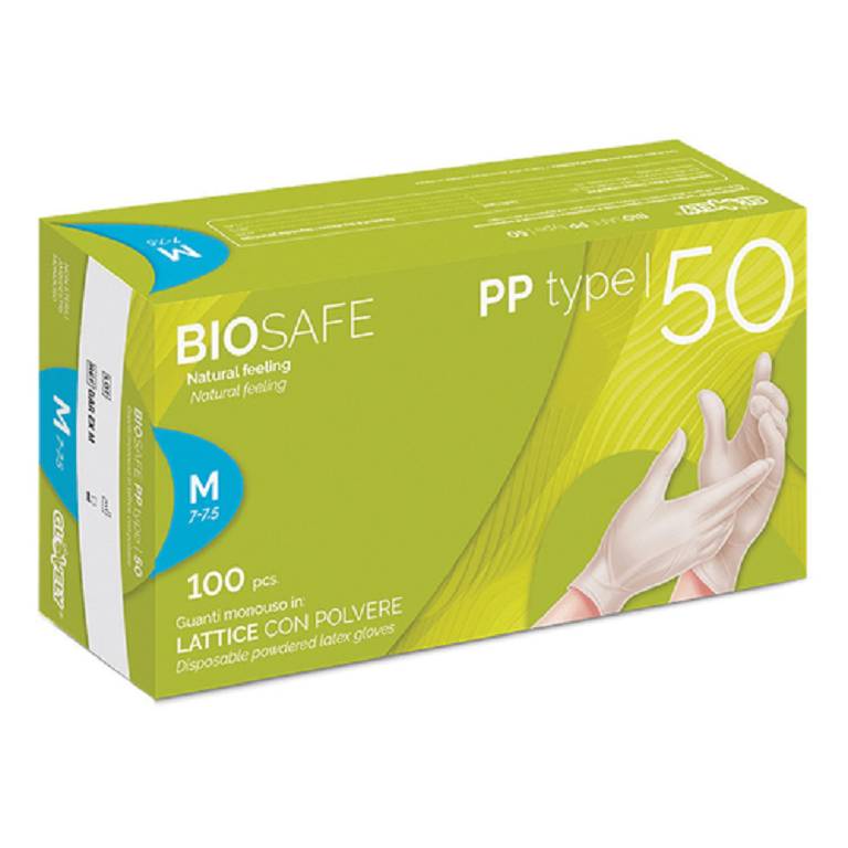 BIOSAFE PP 50 GUANTO LATT XL